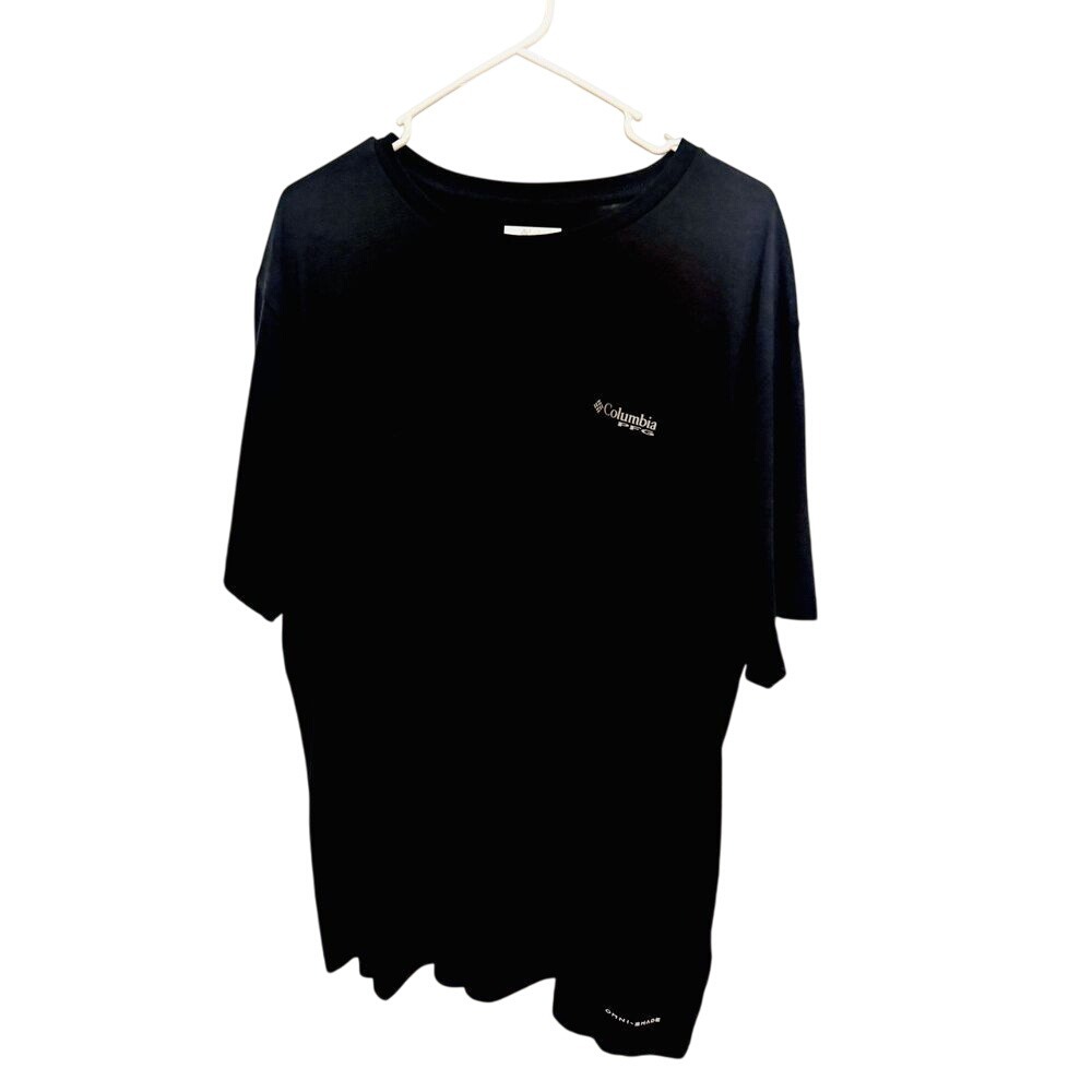 Columbia PFG Omni-Shade Performance Fishing Shirt –‎ Black – Size XL